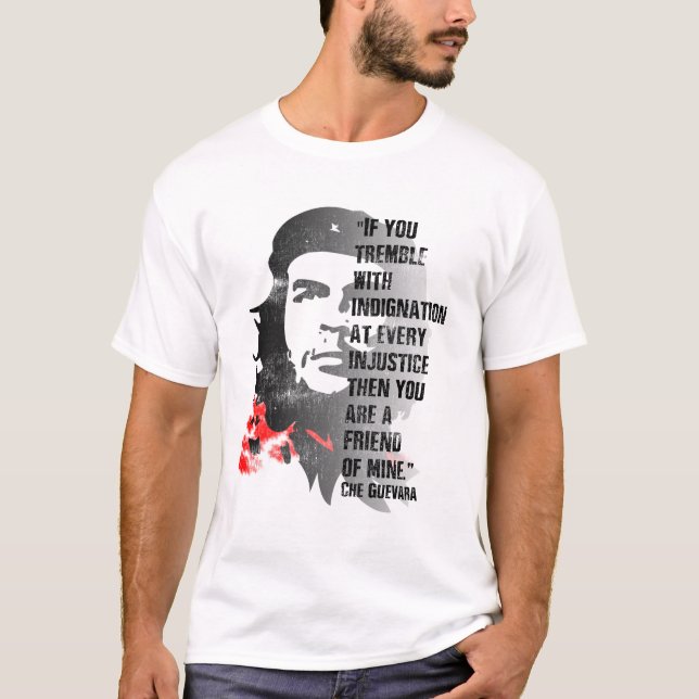 Che Guevara Revolutionary Vintage Political Quote T-Shirt (Front)