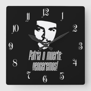 Che Guevara Square Wall Clock
