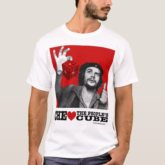Che Heart The People's Cube T-Shirt (Front)