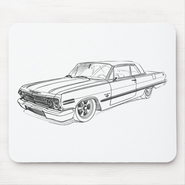 Che Impala 1963 Mouse Pad (Front)