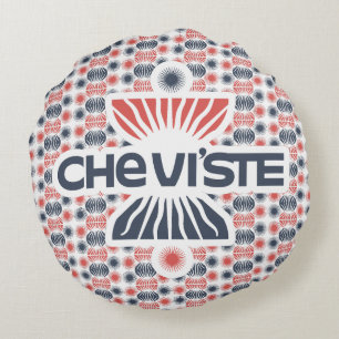 Che saw vers 2024 by MASANSER PIXELAT Round Cushion
