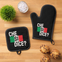 Che Si Dice? - "What's Up?" Italian Saying Black