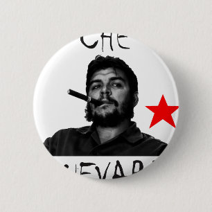 Che smoking 6 cm round badge