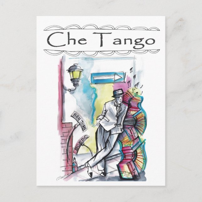 Che Tango Postcard (Front)