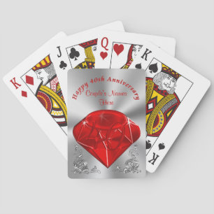 Cheap 40th Anniversary Gifts PERSONALIZED Cards