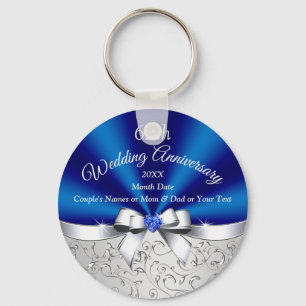 Cheap 65th Wedding Anniversary Party Favours Key Ring
