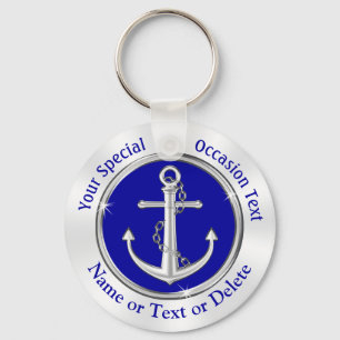 Cheap Anchor Party Favours, Nautical Keychains