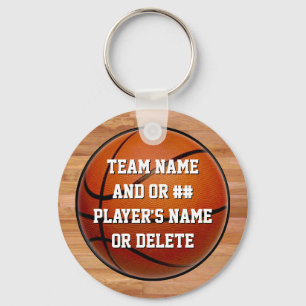 Cheap Basketball Gifts for Kids, Personalised Key Ring