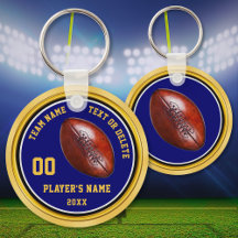 Cheap Blue and Gold Football Party Favours Footbal