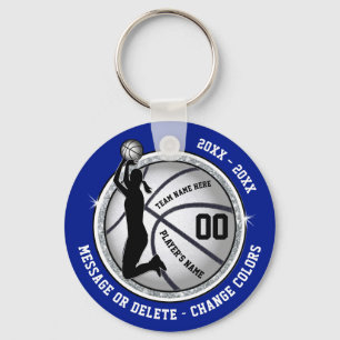 Cheap Blue, Girls Basketball Gifts, Basketball Key Ring