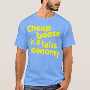 Cheap Booze Funny Christopher Hitchens Quote T-Shirt