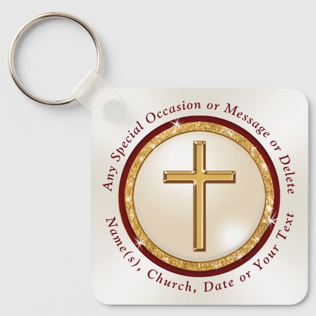 Cheap Christian, Religious Giveaways, Any Occasion Key Ring (Front)