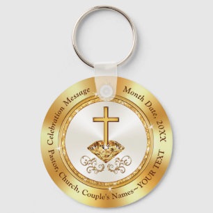 Cheap, Church Anniversary Party Favors,  Key Ring