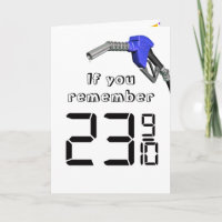 Cheap Gas Price Birthday Humour
