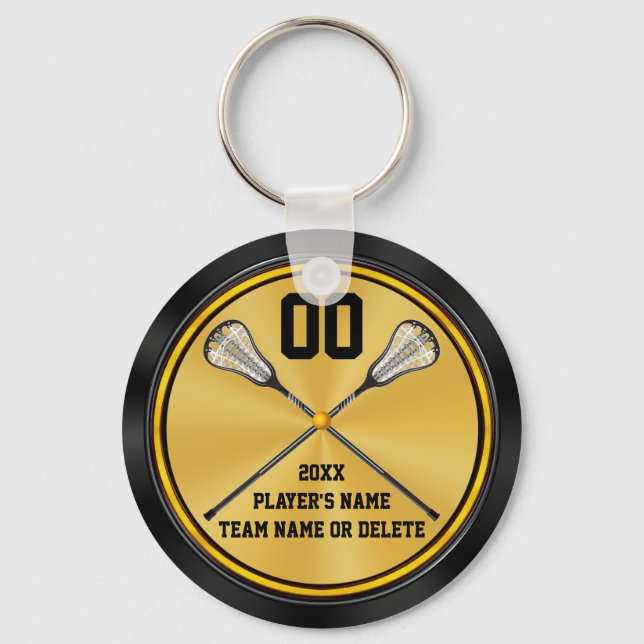 Cheap Lacrosse Gifts, Lacrosse Keychains (Front)