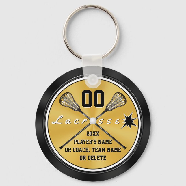 Cheap Lacrosse Gifts, Lacrosse Keychains (Front)