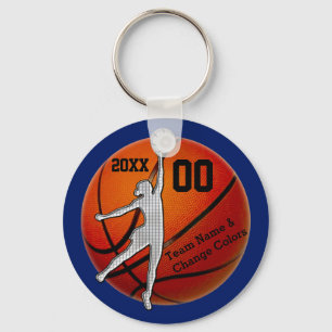 Cheap Personalised Gifts for Girls Basketball Team Key Ring