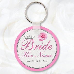 Cheap PERSONALIZED Gift Ideas for Bride to Be Key Ring