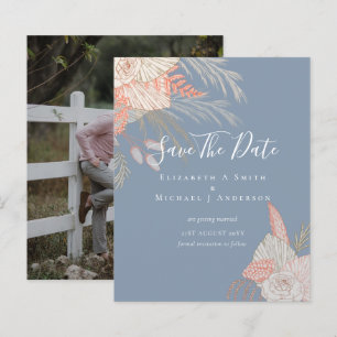 CHEAP Photo Save Dates PAMPAS GRASS Terracotta