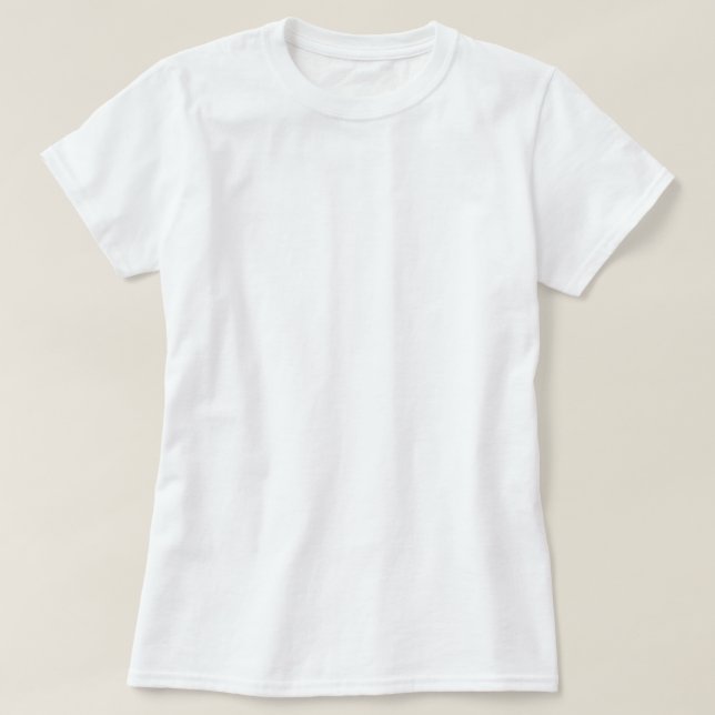 cheap plain white T-Shirt (Design Front)