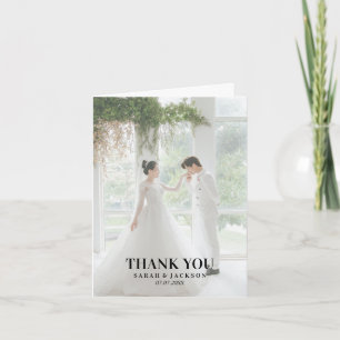 Cheap Simple Script Thank You Card