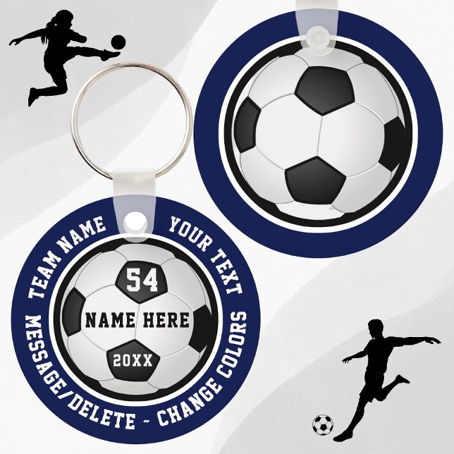 Cheap Soccer Keychains Personalized for Boys Girls (End of Season Soccer Party Ideas. Soccer Party Favors, Personalized. Cheap Soccer Gifts, Boys, Girls)