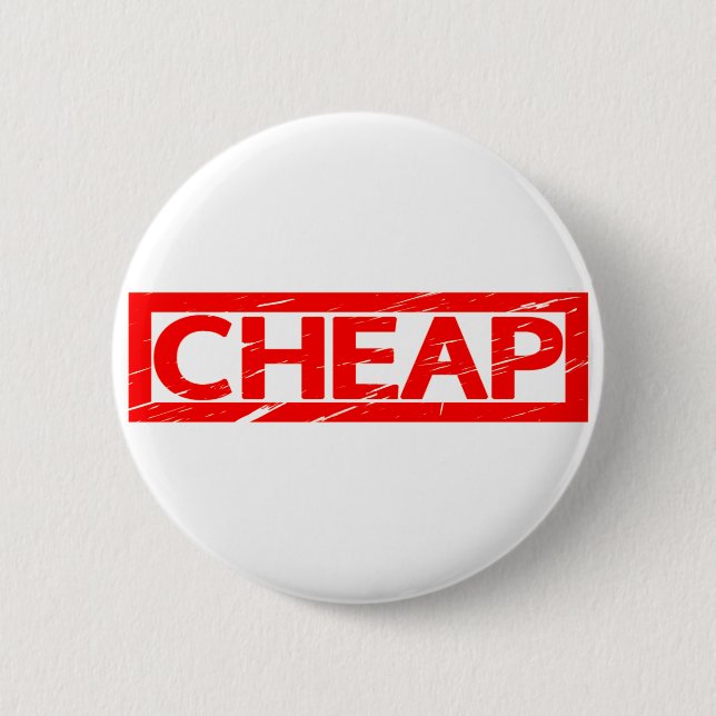 Cheap Stamp 6 Cm Round Badge (Front)