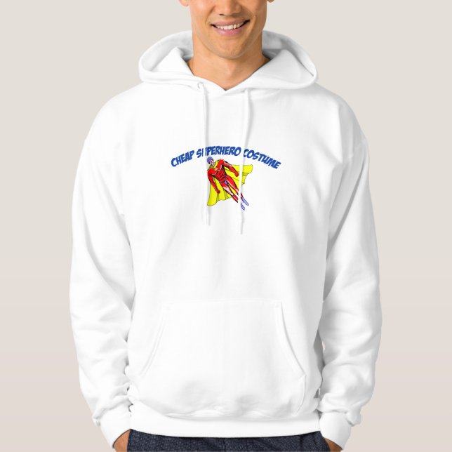 Cheap Superhero Costume Hoodie (Front)