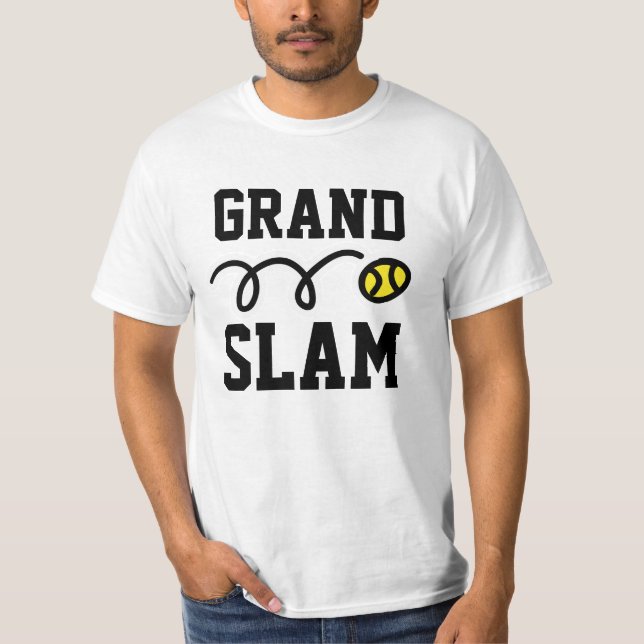 Cheap tennis t-shirt for men women & kids in white (Front)