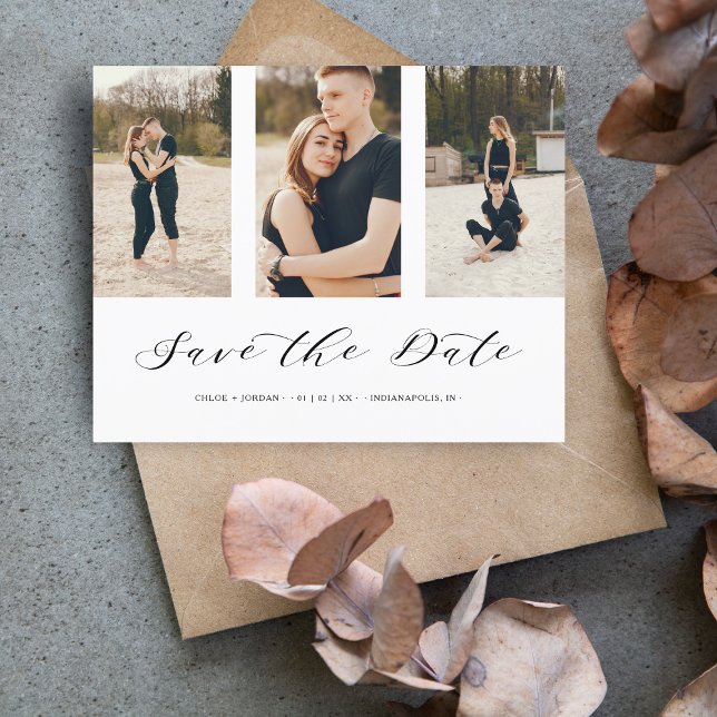 Cheap Three Photos Collage Romantic Wedding (Creator Uploaded)