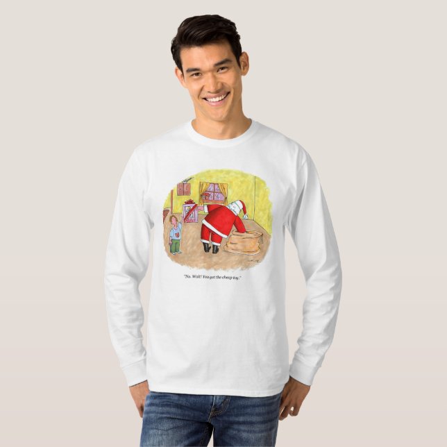 Cheap Toy men white long sleeve T-shirt (Front Full)