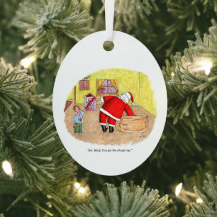 Cheap Toy oval metal ornament