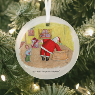 Cheap Toy round glass ornament