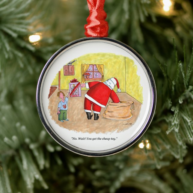 Cheap Toy round premium ornament (Tree)