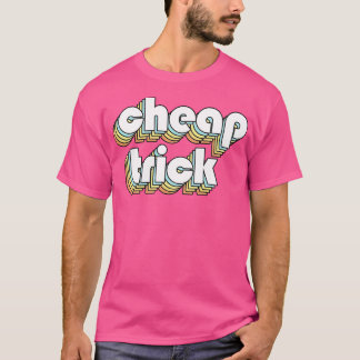 Cheap Trick Retro Rainbow Typography Faded Style T-Shirt