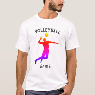 cheap volleyball SPIKE gifts inexpensive bulk T-Shirt