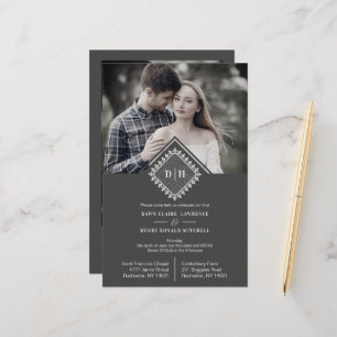 Cheap Wedding Initials Ornament Lace Sophisticated