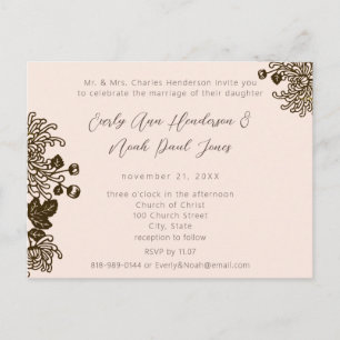 Cheap Wedding Invitation Postcards