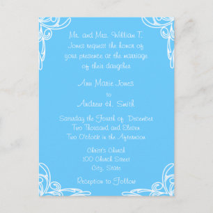 Cheap Wedding Invitation Postcards