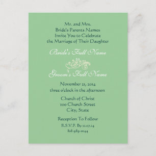 Cheap Wedding Invitation Postcards