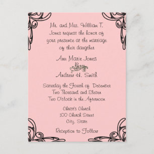 Cheap Wedding Invitation Postcards