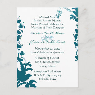 Cheap Wedding Invitation Postcards