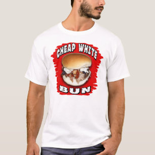 Cheap White Bun T-Shirt