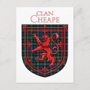 Cheape of Torosay Tartan Scottish Plaid Postcard