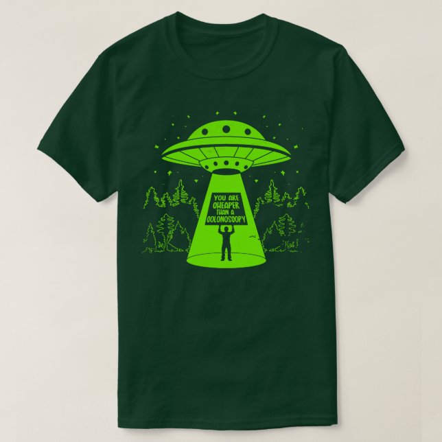 Cheaper Than a Colonoscopy Mono T-Shirt (Design Front)
