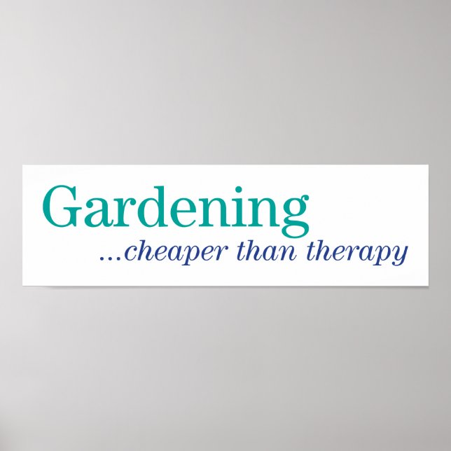 Cheaper Than Therapy Poster (Front)