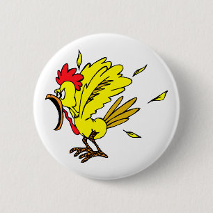 Cheapo Chicken 6 Cm Round Badge