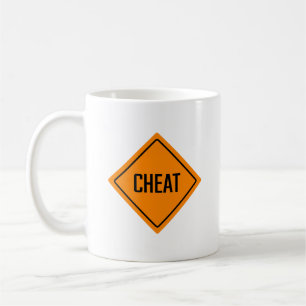 Cheat Word Sign   Classic Mug