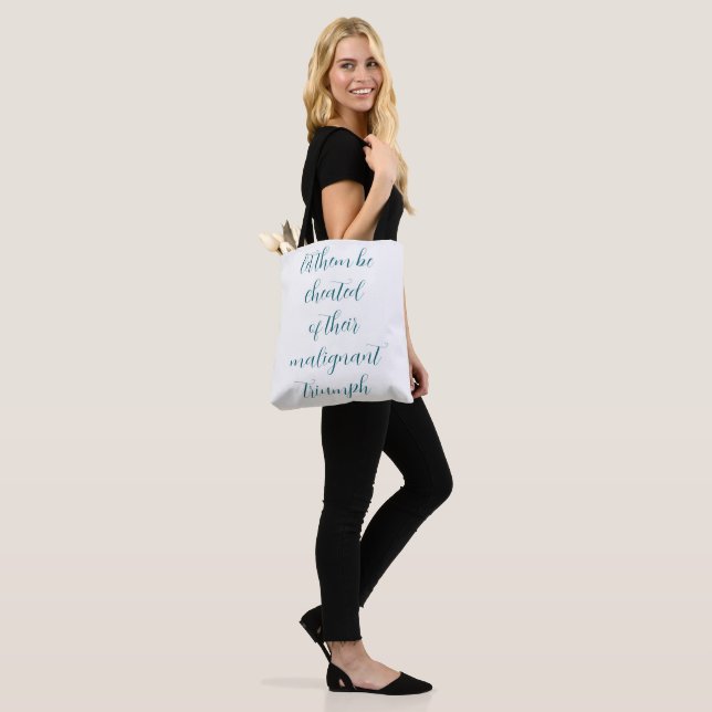 Cheat your enemies of victory tote bag (On Model)