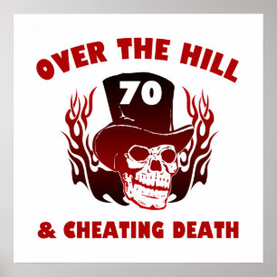 Cheating Death 70th Birthday Poster